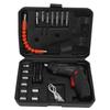 Electric Screw Driver Set Black Mini Cordless Rechargeable USB Small Power Battery Multifunction Screwdriver