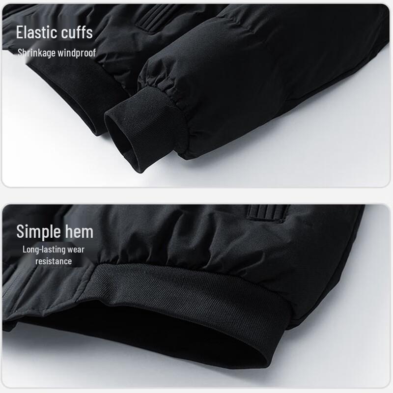 Mark Fairwhale Men's Stand Collar Thick Puffer Jacket