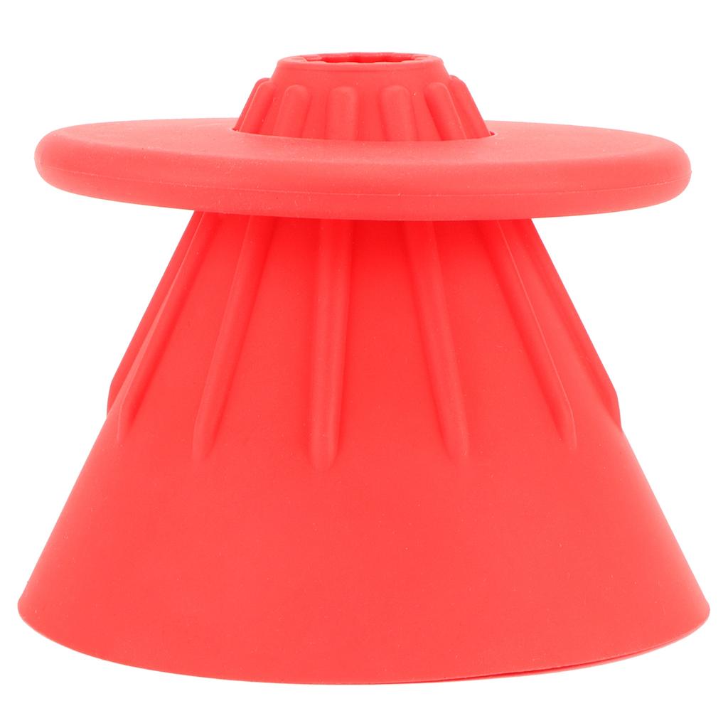 Wiederverwendbarer Silikonharz Kaffeefilter Sieb Abtropfer Kaffeemaschinenzubehör für Zuhause OutdoorRot