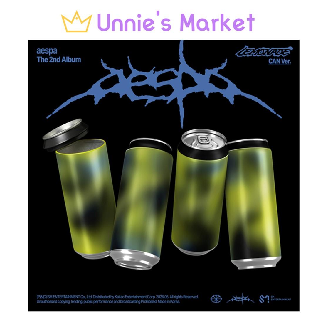 [Pre-order] aespa [LEMONADE] CAN Ver. 2nd Album + Free Gift Random ver. (no duplicates)