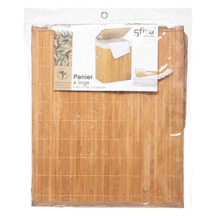 5five - Panier À Linge 60l Bambou