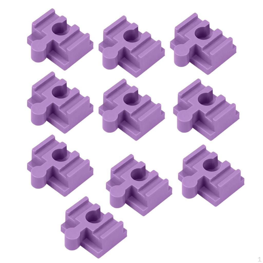 10 Pieces Wood Train Track Adapter, Learning Games