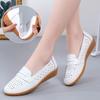 BrandNew SpringSeason Flat Single FootPairs for Women Lazier Leather Bean FootPairs for Women DailyWear Middle-aged and Old Mother FootPairs