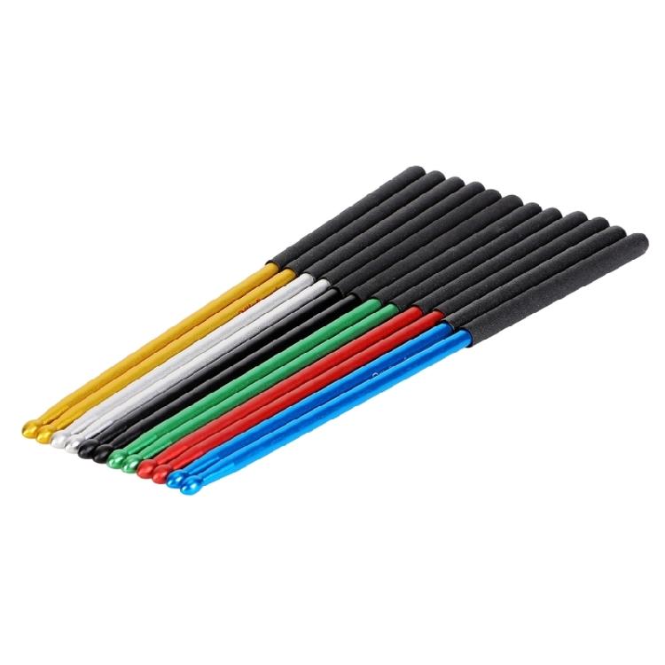 High Performances Drum Sticks Aluminum Construction Antislip Precisions Balanced Suitable for Various Music Styles