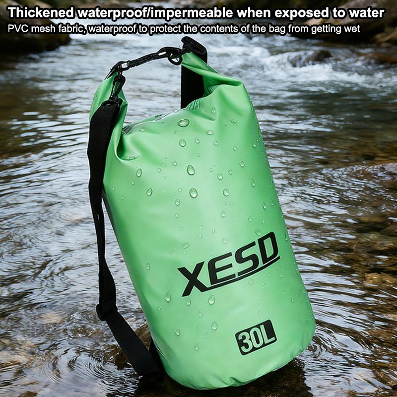 Borsa Impermeabile da Nuoto 500D Dry Sack 2/5/10L Borse Impermeabili Galleggianti per Attrezzatura Asciutta per Nautica Pesca Rafting Nuoto