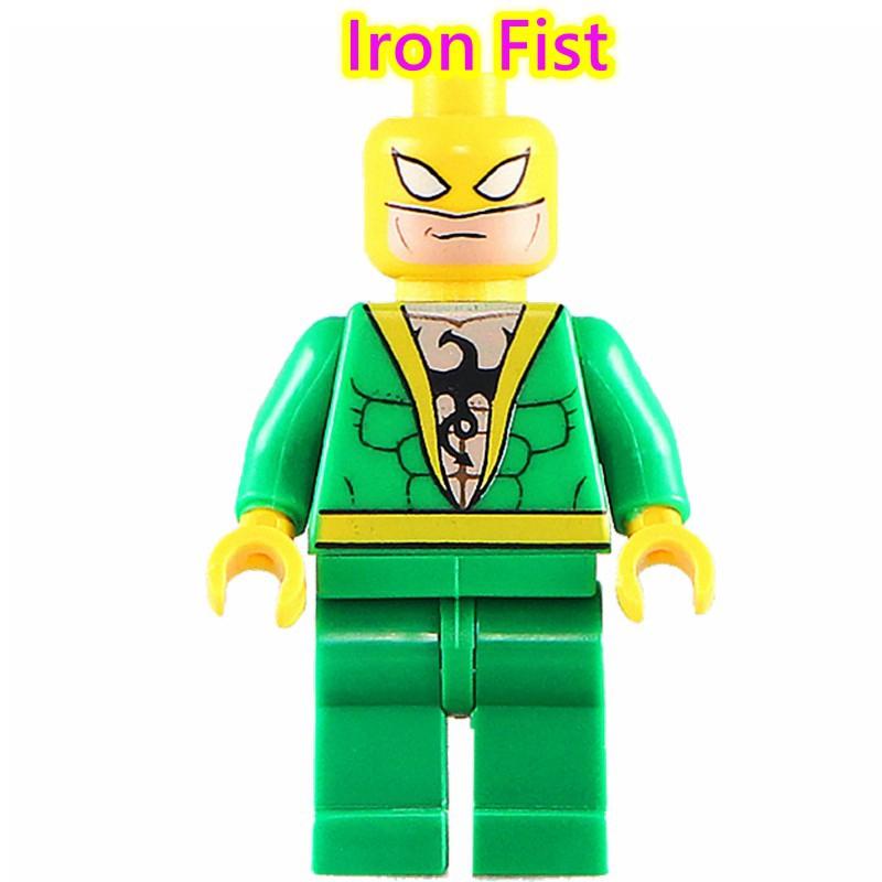 Kompatibel mit Minifiguren Marvel Daredevil Kingpin Iron Fist Bausteine Spielzeug für Kinder