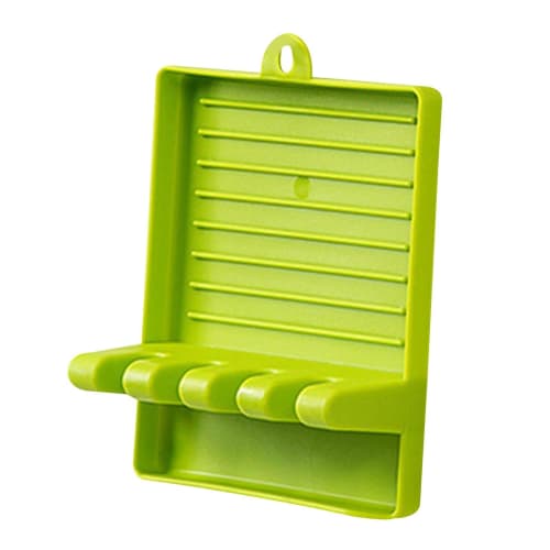 Spoon Rest with Lid Holder - Heat-Resistant Pot Lid Holder, Spatula, Ladle, Spoon Rack, Multi-Functional Kitchen Storage Rack for Spatulas, Ladles, Ch