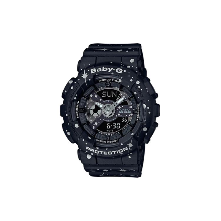 

CASIO BABY G Quartz Movement Resin Strap Watch Women s Watch Black Dial BA-110ST-1A Black Dial