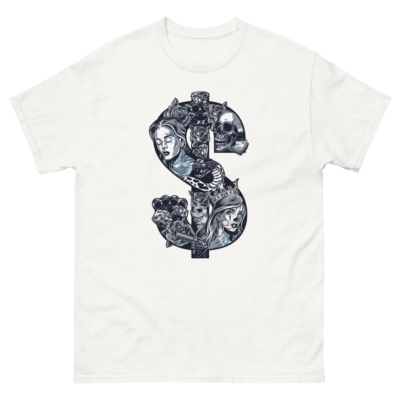 OLD SCHOOL LOWRIDER GANGSTER CHOLO CHOLA 90S VINTAGE Men s classic tee 2XL