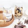 900 ml durchsichtige Vorratsgläser mit weiter Öffnung für Tierfutter, luftdichte Deckel für Nüsse, Süßigkeiten, Snacks, Speisekammer-Organisation