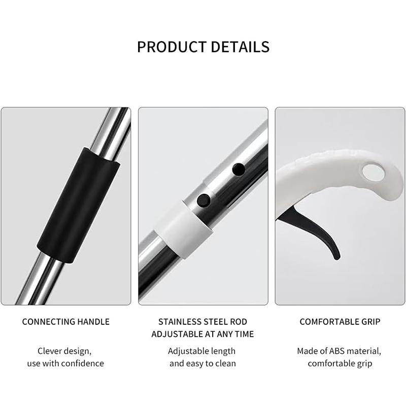 Doppelnutzungs-Sprühmopp mit 3 wiederverwendbaren waschbaren Mopp-Pads Trockenstaub Wischmopp