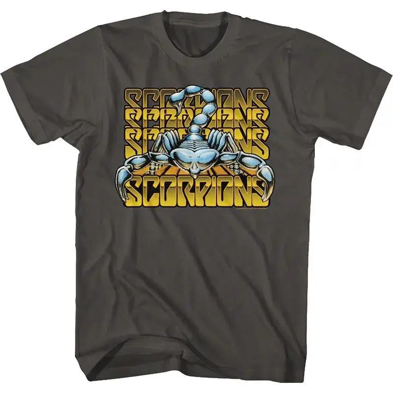Scorpions Savage Amusement Album T-shirt Vintage Double Sided Band Hard Rock Cotone Nero Unisex T-shirt