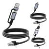 1.8m USB Type-C To RJ45 Cord Directly Connected USB+Type C Ethernet Adapter Cord Compatible for Laptop PC Switch Router and More
