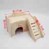 Hamster Swing Seesaw Nest Solid Wood House Hamster Sleeping Nest Golden Bear Villa Toys