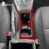 Echter Weicher Karbonfaser-Aufkleber für Ford Focus SE RS ST Ecoboost 2015 2016 2017 2018 Linkslenker Auto Schaltgetriebe Getränkehalter Panel Innenverkleidung