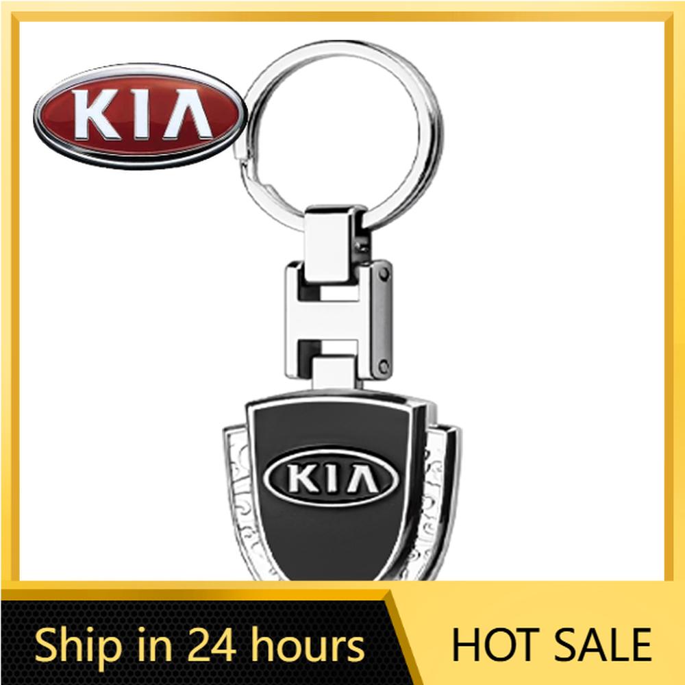 2026 Hot Car Sticker 3D Metal Keychain Keyring Pendant Car Key Ring Chain For KIA Ceed Sorento K3 Rio Sportage Soul Picanto Cade