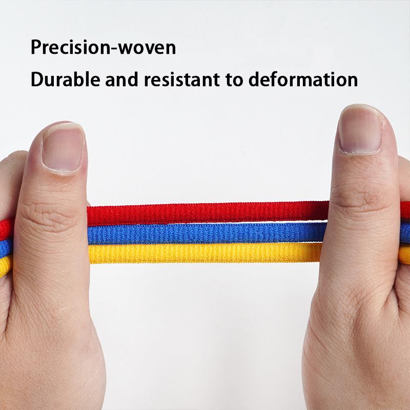 NEW Strings Oval Shoe Laces 20 Colors of High-Quality Semi-Circular Shoelaces for Sneakers and Basketball Shoes 1Pair