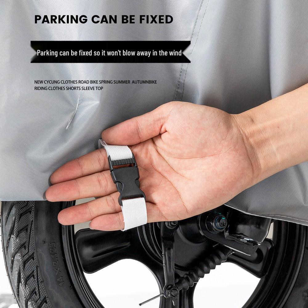 Thickened Electric Vehicle Rain & Sun Protection Cover for Battery Cars and Scooters