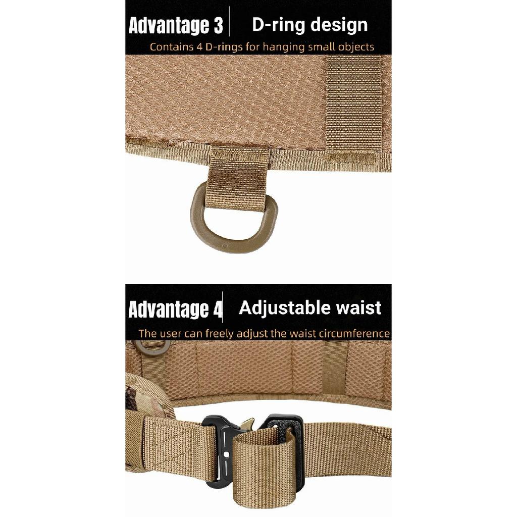 Borsa Molle Per Caccia E Outdoor Borsa Tattica A Doppio Strato Per Cintura Gexgune - Per Cellulare, Attrezzi E Carte, Sistema Molle, Ideale Per Caccia E Sport Outdoor Borsa Militare Per Cintura