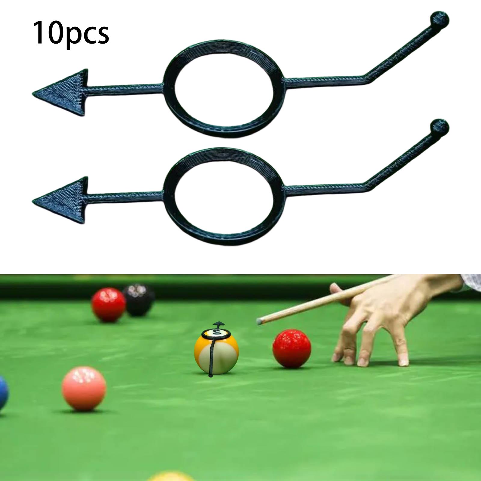 

Пул Бильярд Тренажер для Прицеливания Маркер Положения Шара Пластиковая Направляющая для Точных Ударов и Практики чёрный