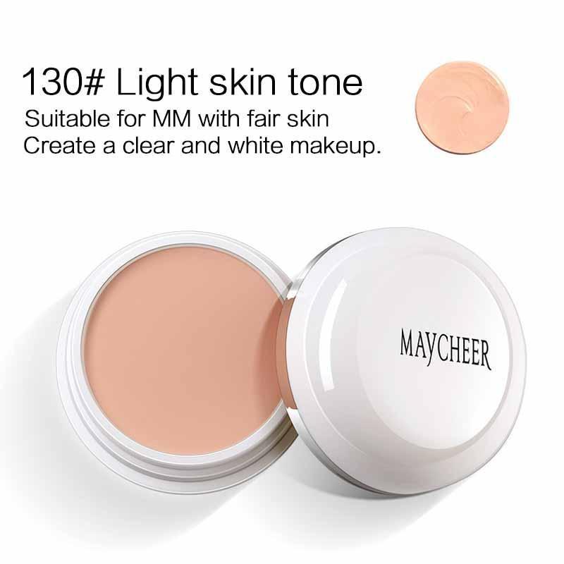 1Pc Multifunction Long Lasting Concealer Foundation Cream  Deep Complexion Dark Circles Acne Marks Cover Spots Moisturize Face Makeup