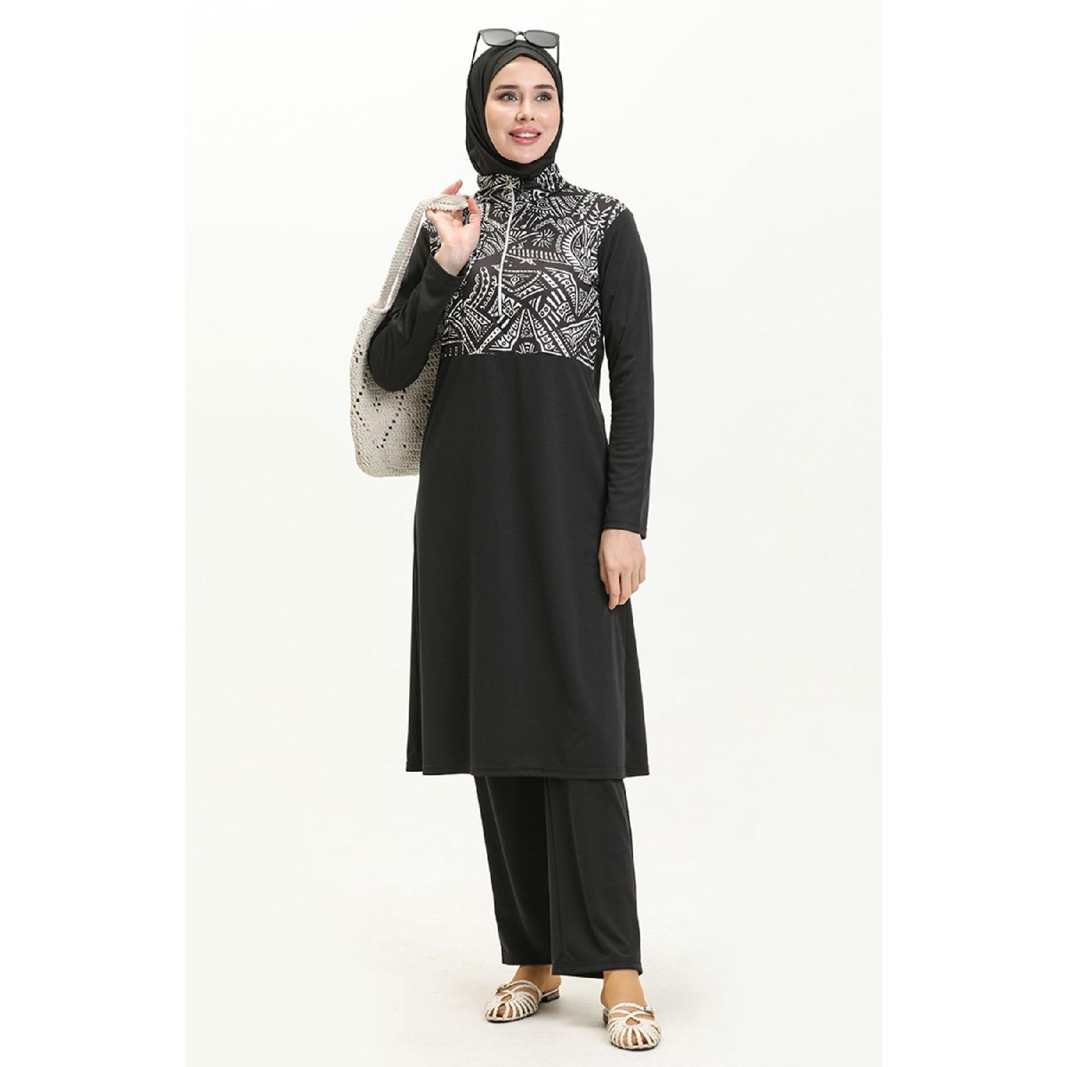 

Купальник Patterned Hijab 2313-01 Черный S чёрный