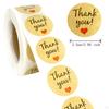 500 Pieces Thank You Stickers Envelope Seals Tags for Small Business Birthday