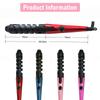 Women's with Helical Electric  divider  Anti-Burn Multi-Purpose Safe Hair Curling Iron for Home/Travel Hair Styling Tool