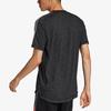 Adidas Tan Tec 2 Soccer Training Breathable Sports Tee Men Tops Dark-Grey FS7181