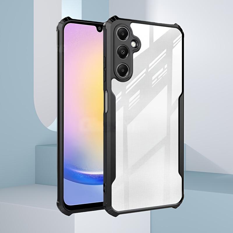 Funda Dura de TPU Transparente Minimalista para Samsung Galaxy A57/37/27/17/07 A56/36/26/16/06 A55/35/25/15/05S S26 Ultra Plus S25Edge S25/24/23FE Cubierta a Prueba de Golpes