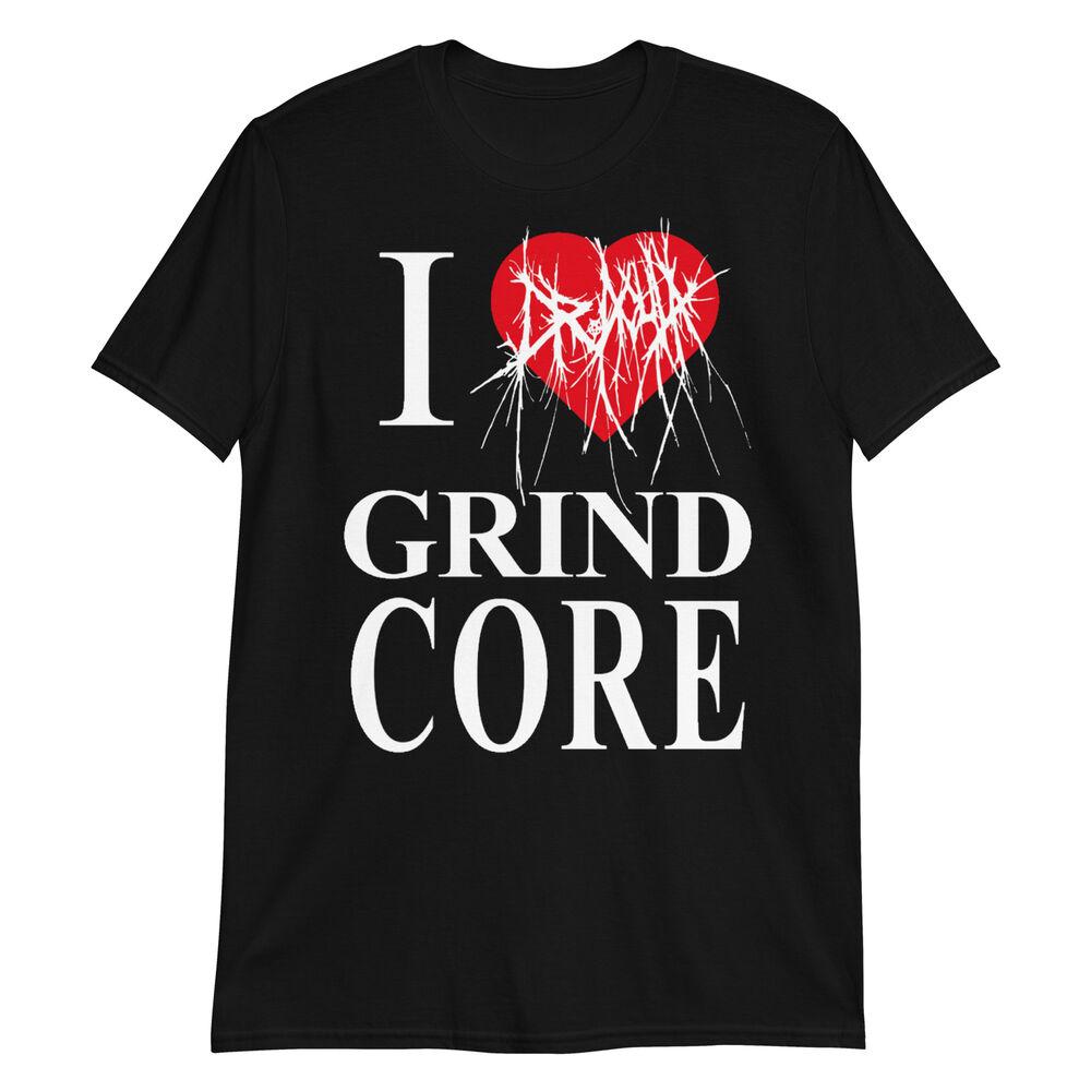 DR. ACULA Я ЛЮБЛЮ GRINDCORE Deathcore Metal Grindcore Группа Футболка Унисекс Футболка XL