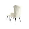 Fauteuil cabriolet - Home ESPRIT - Polyester - Métal - 72x74x97 cm - Blanc - Multicolore - Uni - Taille unique