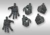 Kotobukiya Modeling Support Goods Hand Unit Wild Hand Plastic Model Parts MB40 M.S.G Non-Scale