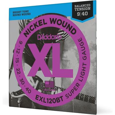 D aDDario Electric Guitar Strings Xl Nickel .009 .040 eXl120bt 1 Set
