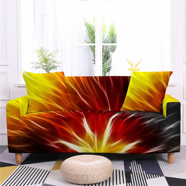 

Скандинавская красочная полосатая подушка для дивана, простой модный тканевый чехол для дивана, эластичный чехол для кресла, все включено, моющийся 3 seat