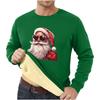Men Sweatshirt Christmas Shirt Long Sleeve Funny Holdiay Crewneck Xmas Tops