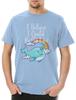 I Believe I Could Fly So I Did Herren T-Shirt Pixel Unicorn Geek Nerd Einhorn
