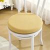 Cozy Fleece Seat Cushion for Winter Memory Foam Chair Cushion, Thickened Dining Pad with Straps, Replacement Wooden Chairs Non-Slip Backing, Washable