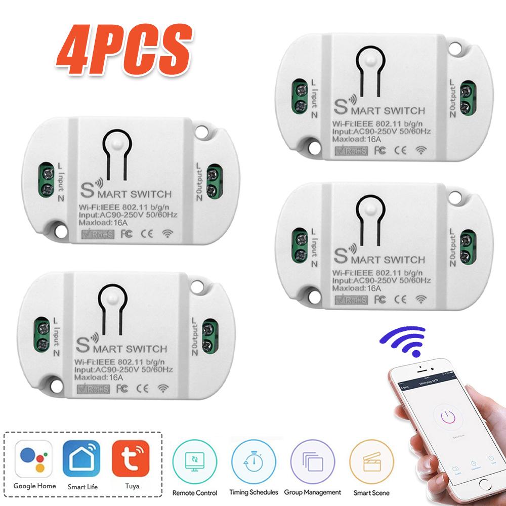 Comutator Inteligent Wifi WLAN pentru Alexa Amazon/Google Home Control APP 2200W