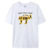 Tiger T-Shirt with Harajuku Style, Short Sleeves and 100% Cotton Fabric for Fashionable Look