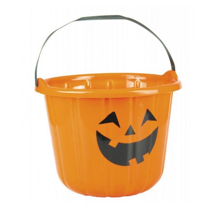 SWEETY HALLOWEEN XL Pumpkin Bucket - Ideal for Trick-or-treating - Child from 6 Years Old