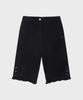 FALLETT Frill Capri Pants Black