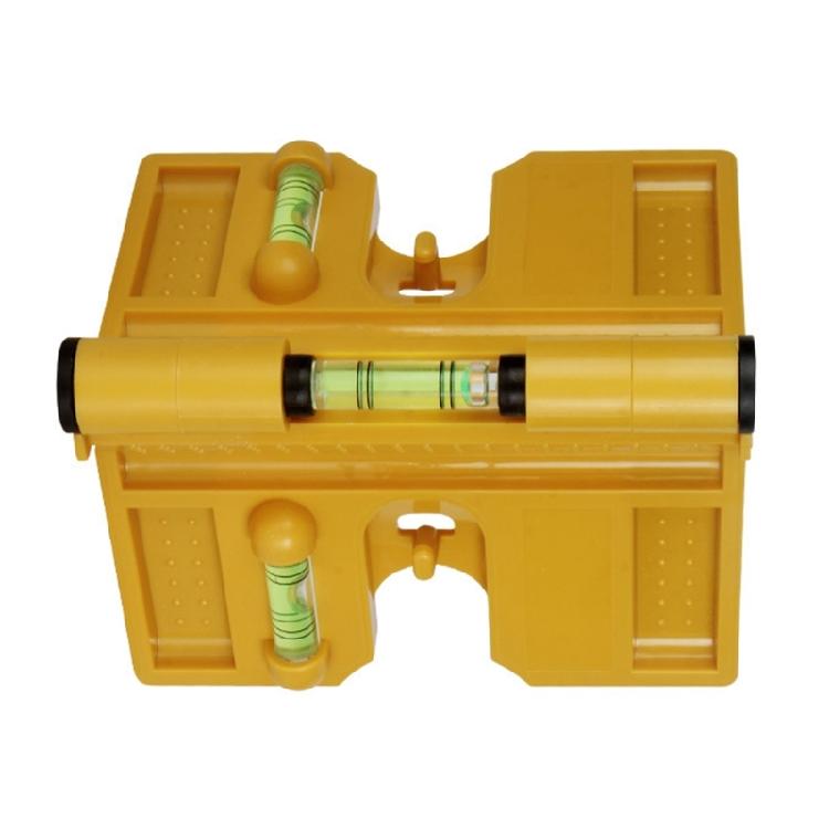 Auto Adjusting Magnetic Leveler Measurement Device With Folding Design and Three Bubble Indicators for Pipe Installation