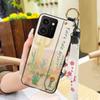 Lanyard Flower Phone Case For Nokia HMD Skyline Kickstand Back Cover Ring Fashion Design Wrist Strap Waterproof Silicone