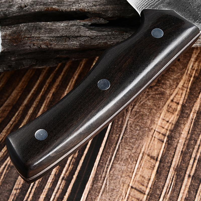 67 Layer Damascus Steel Kitchen Knives Boning Slicing Chef Knife Meat Cleaver Full Tang Wood Handle Sushi Knife Cooking Tools