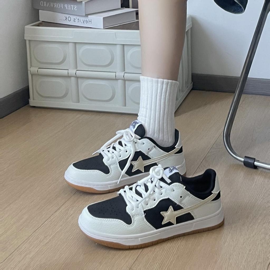 ins wind niche retro contrasting color meteor German training shoes chic couple light casual sports skateboard shoes