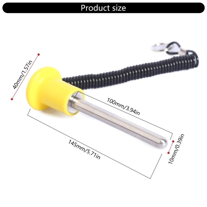 Magnetic Weight Stacks with Laynard Aluminium Alloy Fitness Weight Stack Pin Strength Training Replacement Part