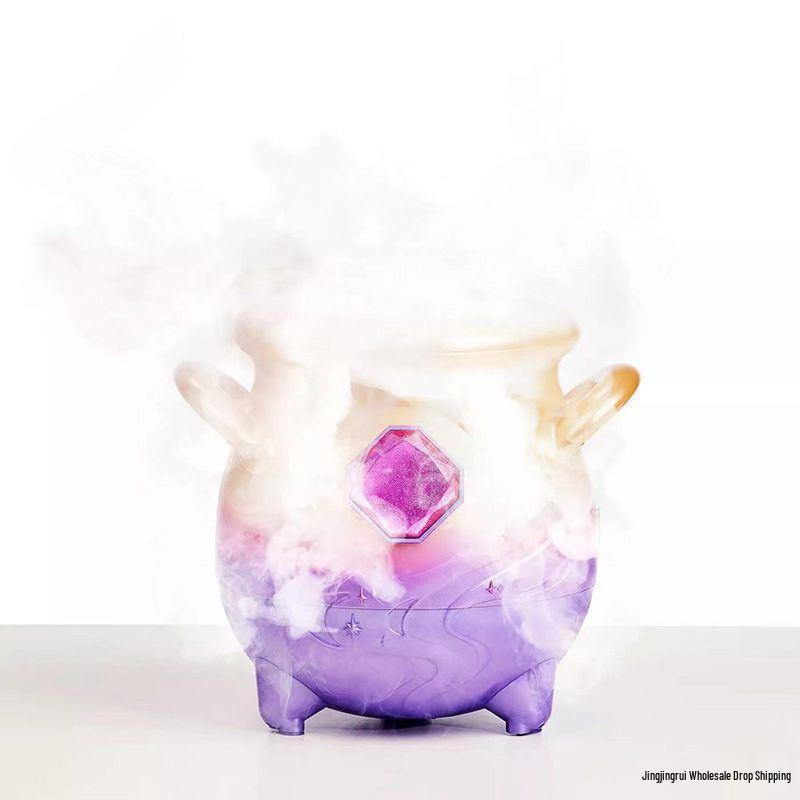 Ornamento in Resina Magic Mist: Barattolo di nebbia incantata per bambini