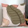 Home Decor Abstract Leaf Pattern Decorative Cushion Covers Pattern Cushion Cover Suitable for Sofa Bedroom Car Pillow Cover