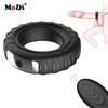 Penis Ring Vibrators Silicone Cock Ring Delay Ejaculation Erection Vibrating Lock Ring Penis Long Lasting Erotic Sex Toy for Men